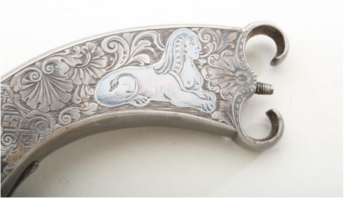 An all metal Scottish percussion pistols signed “Mortimer”, mid 19th century.