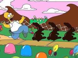 bestofhomer:  Homer dancing with the Easter