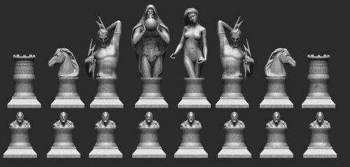 goldisblood: “Slavic Mythology Based Chess”By: Kreigermankriegerman.deviantart.co