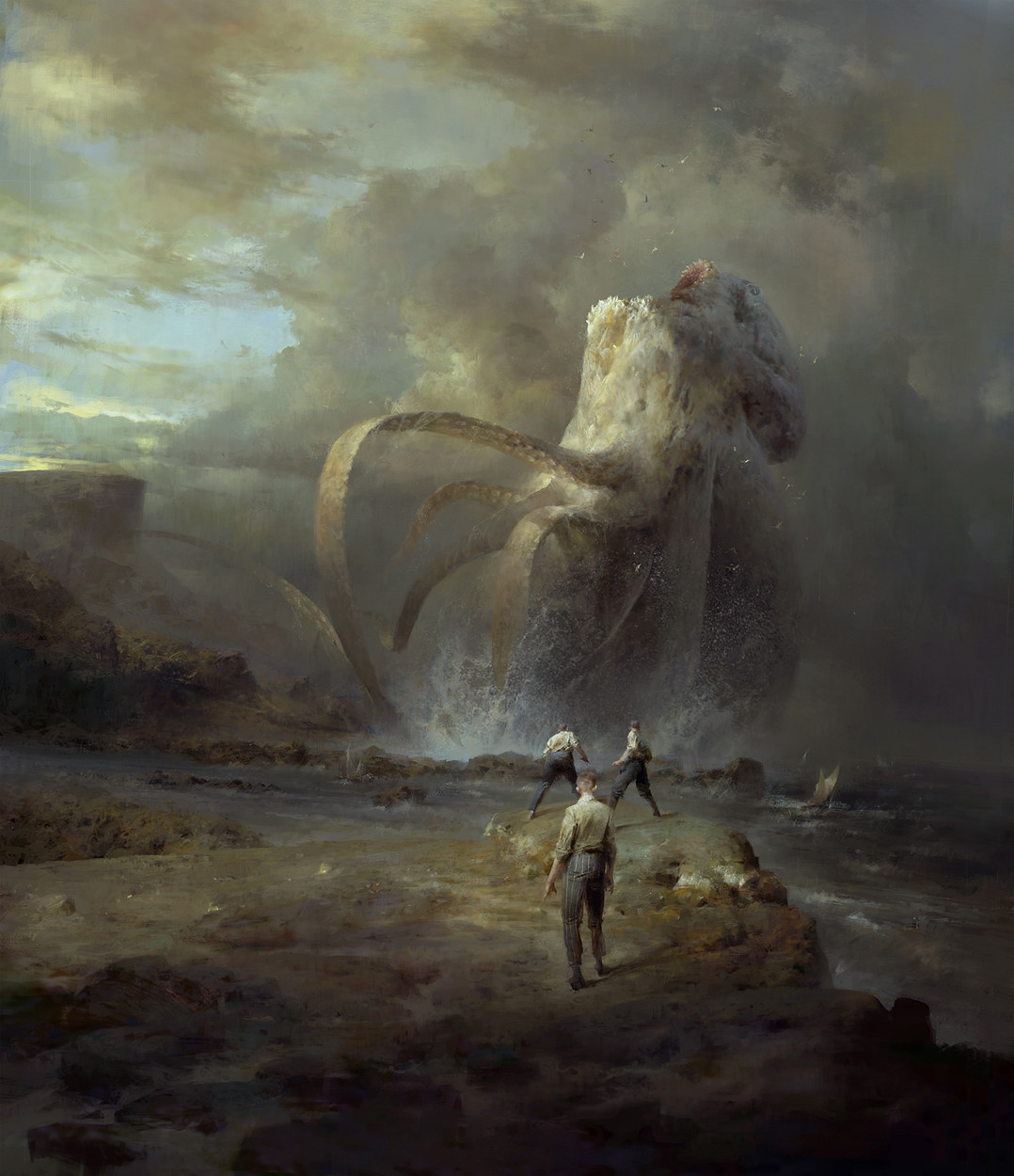 master-painters:  Piotr JabłońskiHis portfolio:https://www.artstation.com/nicponimOne