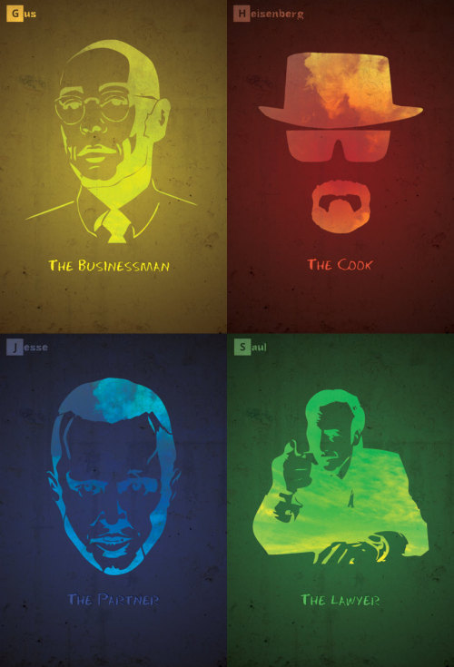 Heisenberg Chronicles • Minimalist Breaking Bad Posters By