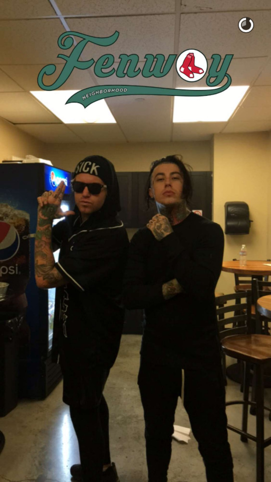 Ronnie Radke on Tumblr: Chris Fronzak & Ronnie Radke