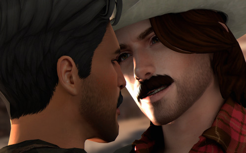 * Sunset - base game compatible male facial hair, 24  swatches, from YA to elder + Cas thumbnail Dow