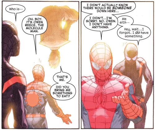 sindri42: empgonzo: cogcomics: greatest spider-men conversation ever You forgot the best part, becau