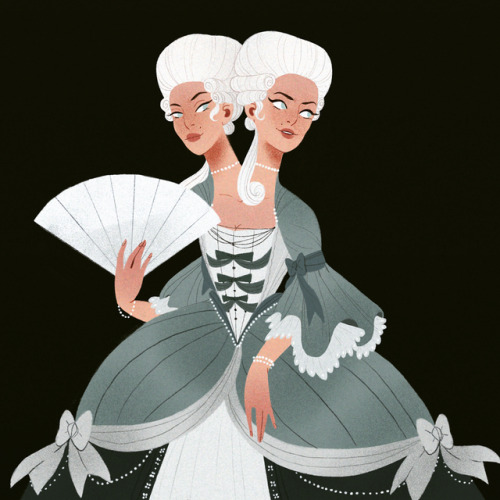 Aristocratic conjoined twins for this months #cdchallenge topic #baroquearistocracy . . . . . #chara