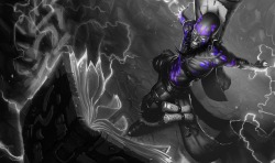 Monochromatic Splash Art: Classic Ryze by