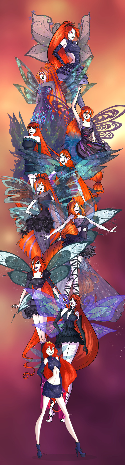 Club dark bloom winx Bloom/Outfits/Fairy Forms