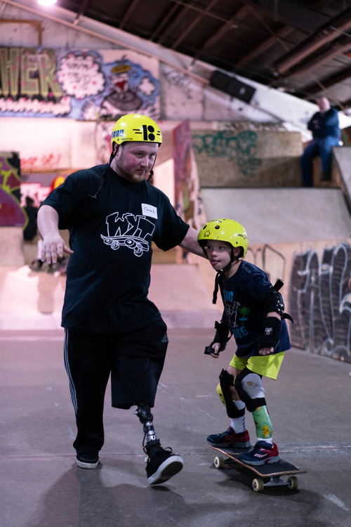 Fearless Faces Of This Weekends Kids Clinic Put On By The Lion-hearted Skater Boys Of @AdaptiveSkatewith