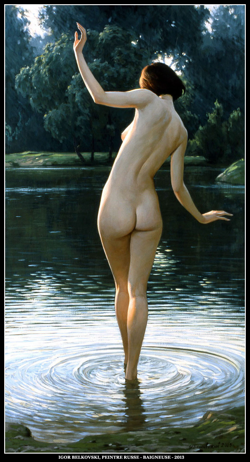 adhemarpo:  Igor Belkovski, peintre russe - Baigneuse - 2013 