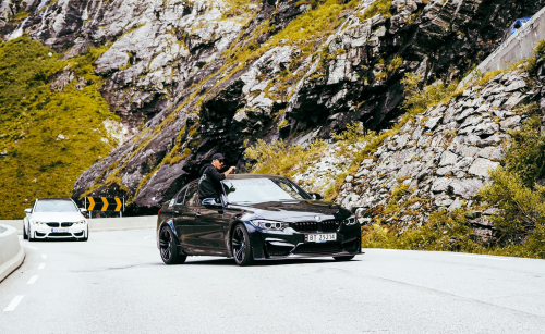 Bmw M3 shot at Trollstigen, Norway                          