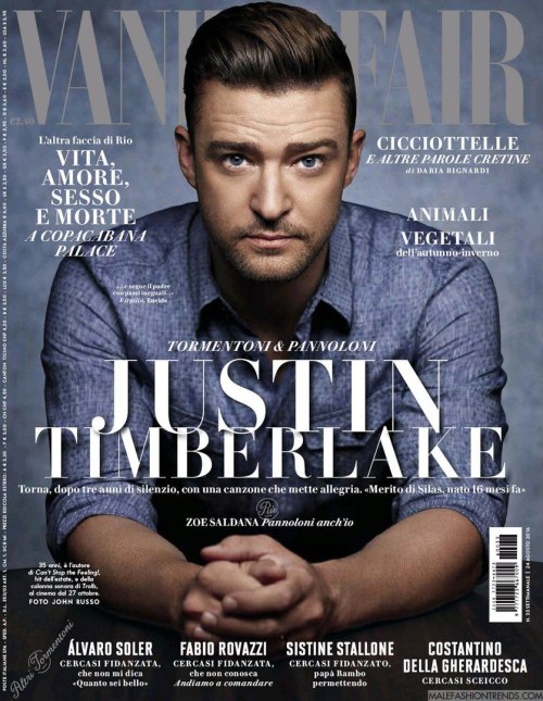 Justin Timberlake by John Russo for Vanity Fair Italia, August 2016