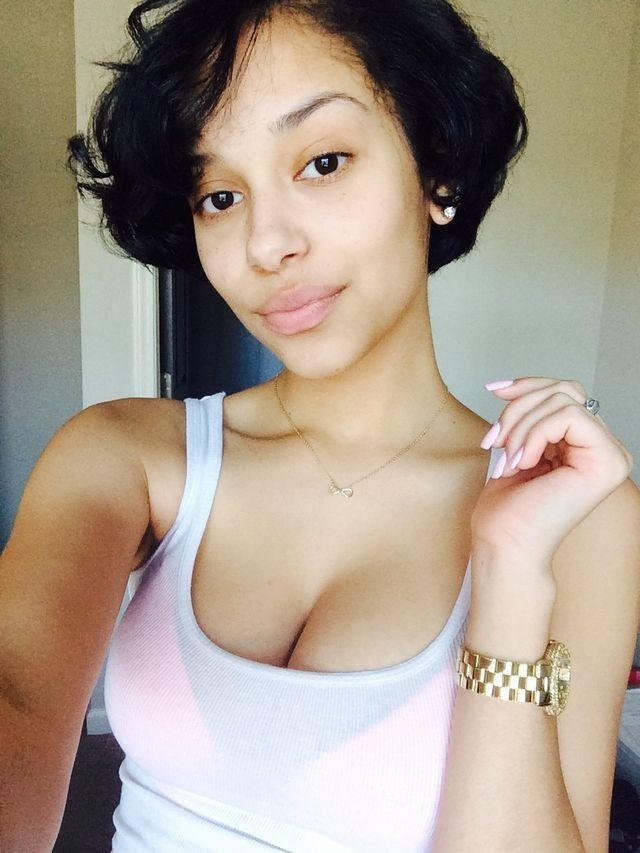 naked-african-girl:  See Through Top