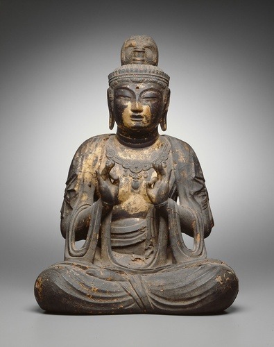 aic-asian: Seated Bodhisattva, 770, Art Institute of Chicago: Asian ArtThis rare and important sculp