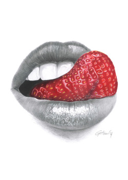 septagonstudios:Giorgio Arcuri giorgioarcuriSTRAWBERRY LIPS