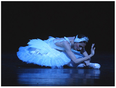 ballet-doll:  Anais Chalendard in English National Ballet’s Swan Lake Photo: John Ross