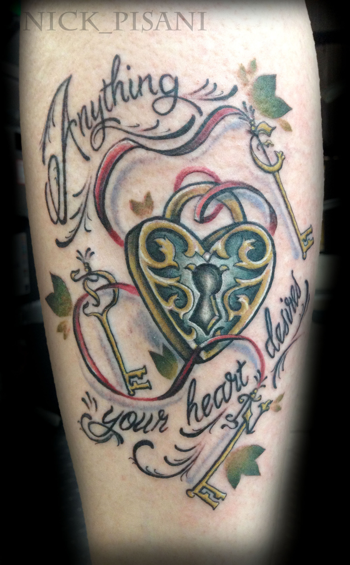 fuckyeahtattoos:  Done by Nick Pisani at Industrial Art in Bayonne NJ www.nickpisani.com