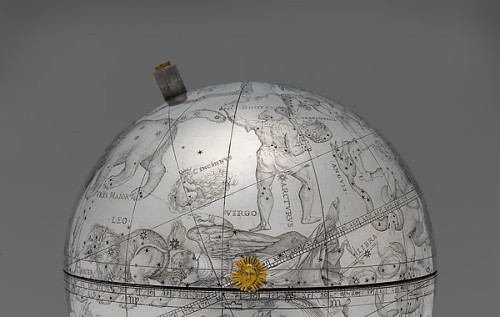 ganymedesrocks:theancientwayoflife:~Celestial globe with clockwork.Maker: Gerhard Emmoser (German, a