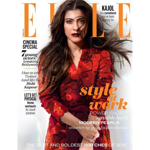 Kajol on the Cover of Elle - “The Comeback you’ve been waiting for”