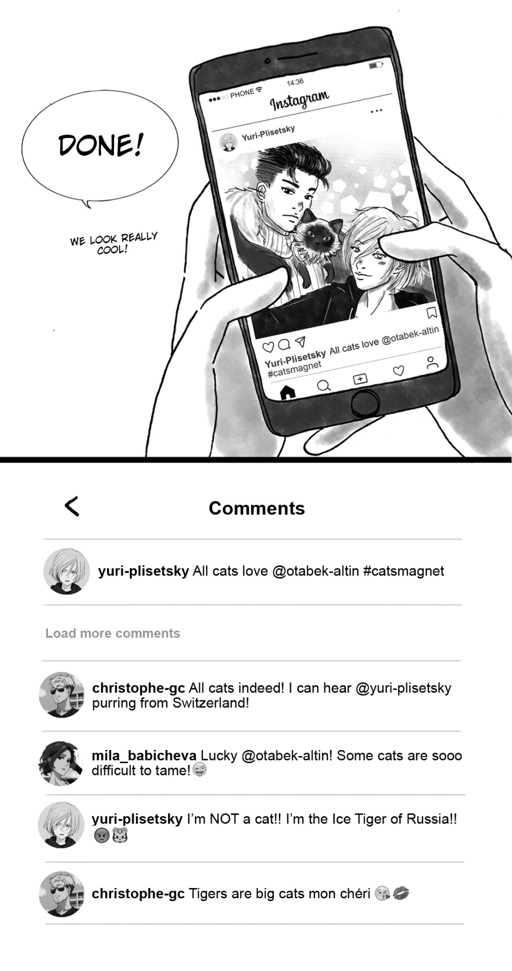 ainitsuite-agape:Yuri Plisetsky week DAY 5 - Social Network (19.03)It’s supposed