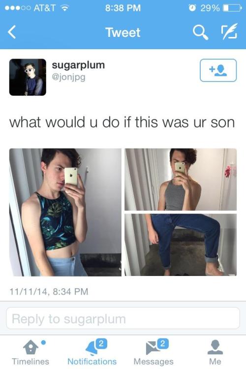 cosmic-noir:  lebritanyarmor:  trebled-negrita-princess:  questosworld:surprisebitch:this is absolutely beautifulYo I wasn’t expecting to read that 👍  I’d get him some better fit pants cuz boyfrind jeans don’t show off cute butts enough  🙌