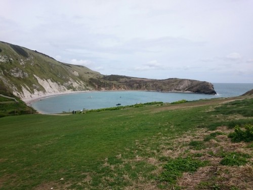 hamiltonlaura:Geobritainroadtrip day one, part one! Lulworth Cove, the Lulworth Crumple, Man O War C