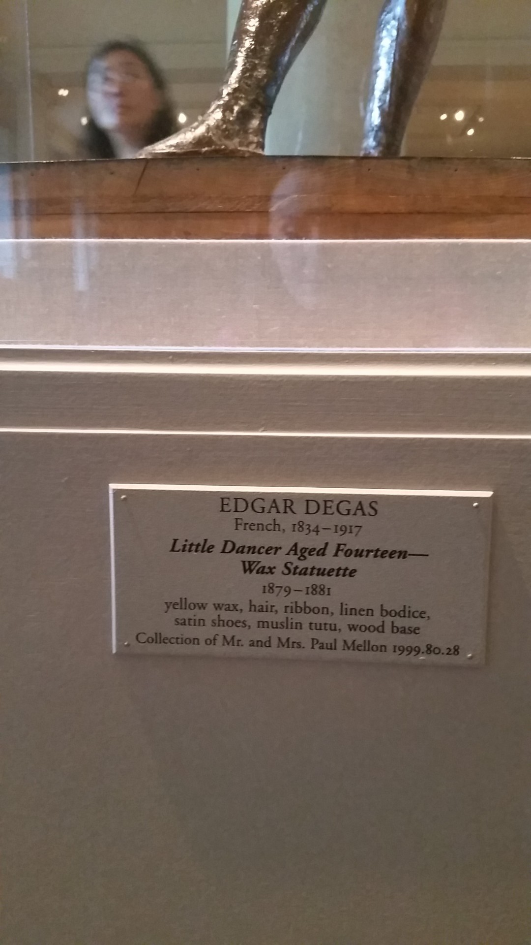 phantomonabudget:  Little Dancer, Aged Fourteen (1881, Edgar Degas)(pigmented beeswax,