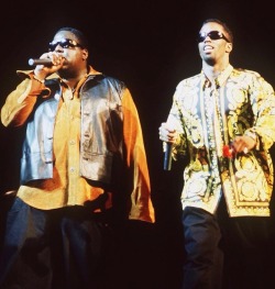 90shiphopraprnb:  Notorious B.I.G. and Puff Daddy