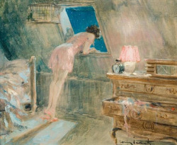 huariqueje:    Attic Room    -   Louis Icart , 1940  French,  1888-1950  