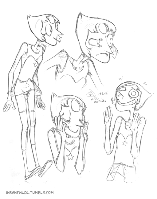 insanenudl:  Steven Universe doodles :D Love that show