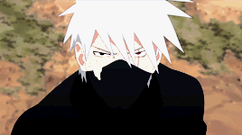 amritashower:Hanakumamii Challenge: 10 Colorful Days➢ Day 7: White haired character - Hatake Kakashi
