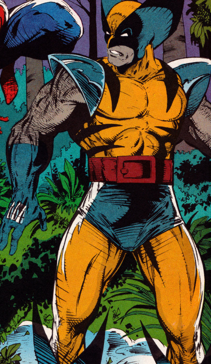 jthenr-comics-vault:  Wolverine by Todd McFarlane & Gregory Wright Spider-Man #12 (July1991) 