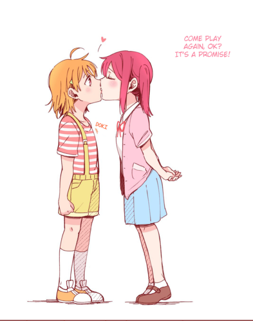 ✧･ﾟ: *✧ Childhood Promise ✧ *:･ﾟ✧♡ Characters ♡ : Chika Takami ♥ Riko Sakurauchi ♢ Anime ♢ : 