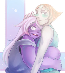 mummeemeemama:  Pearl ♥ Amethyst_______________o<-<