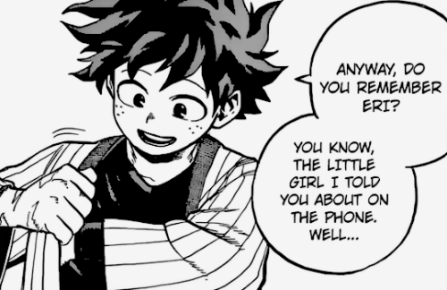 fymyheroacademia: Deku being a proud dad over Eri’s letter. Bonus: