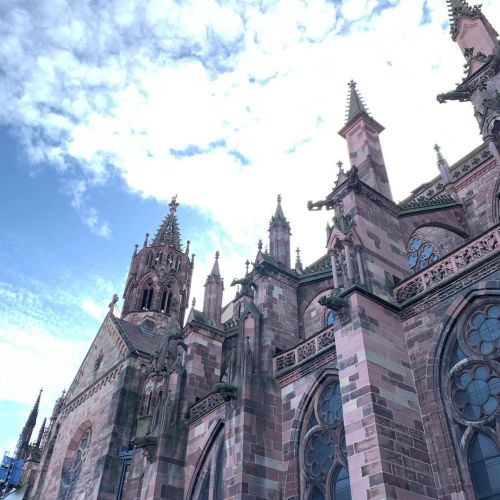 Touring thru Germany gives you the opportunity to visit impressive churches like the Freiberg church