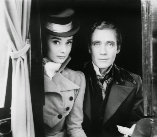 Audrey Hepburn and Mel Ferrer