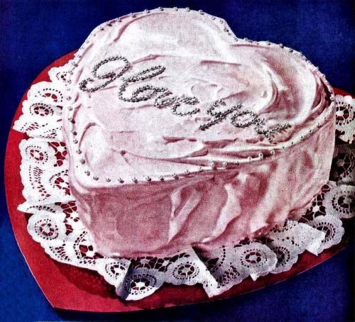 Valentine cake, 1948.
