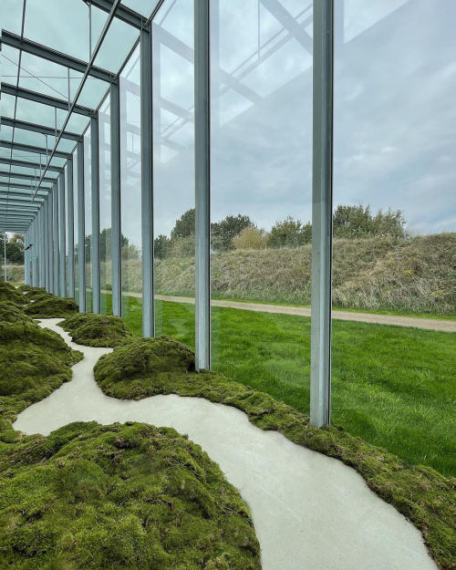 Porn Pics lionfloss:Moss walkway for Cartier by STUDIO