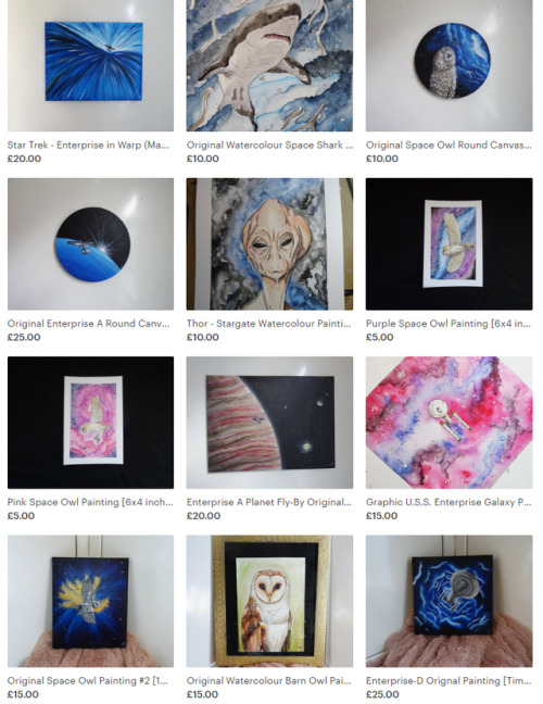 softglittertrek - I have lowered the price of a whole load of art...