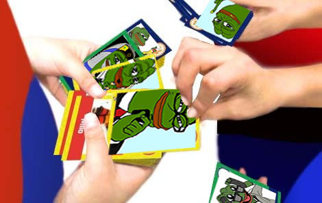 2dshoujo:kid 1: oh man you got a rare smart pepe? i’ll trade you my snot pepe for itkid 2: i d