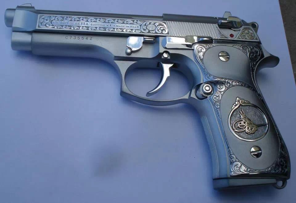 gunsblades:  BERETTA TURKISH ROYAL PISTOL.