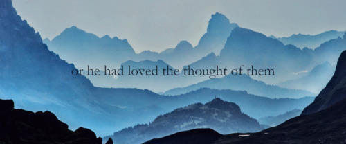 “Merry looked out in wonder upon this strange country, of which he had heard many tales upon their l