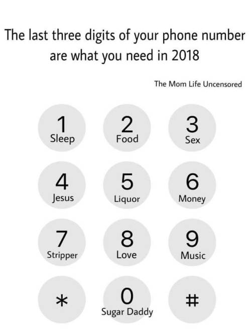 mytmylife:  fuckmethroughthesheets:  Food, sex & money. So fucking true.  Sleep, money, sugar daddy 😅😎  Sugar daddy, sex, sleep…. lol I mean if some rich dude wants to adopt me and sponsor my shenanigans I can handle the others lol