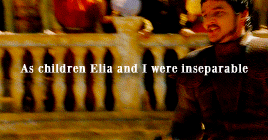 bitchfromtheseventhhell:#EliaMartellWeek: Day 1 → Elia and her Family.He wanted justice for Elia, bu