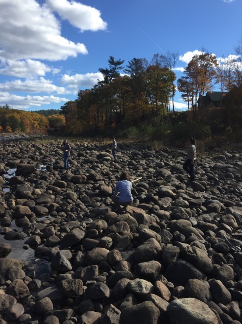 kaleran: It was beautiful today??? What a good day for fieldwork. Have some geomorph students measur