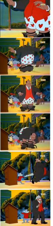 Mayor Tifton getting pantsed and a wedgie. From The Mask Animated Series. Episode 52: The Goofalotatots