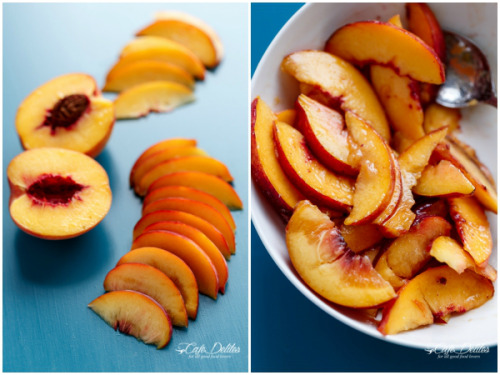 foodffs:  ALMOND PEACH PIE (GALETTE) + VANILLA adult photos