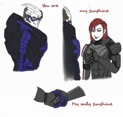 Dangoblr: There’s No Shepard Without Vakarianyou And Me, We’re Getting On The