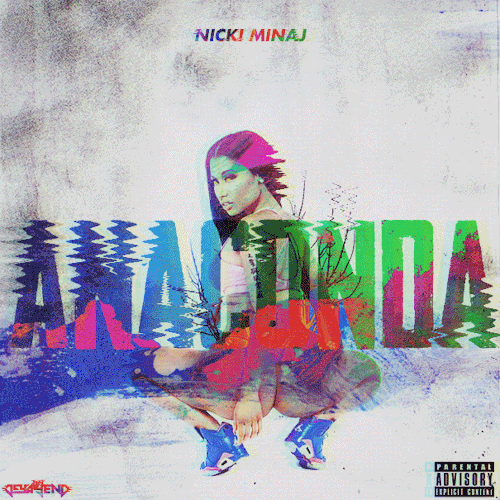 Nicki minaj revealed her new single&rsquo;s artwork &ldquo;ANACONDA&rdquo; so i add a little touch ;