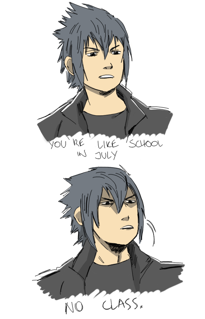 claraenced:  my comicity: I take humor from other shows and apply it to square enix